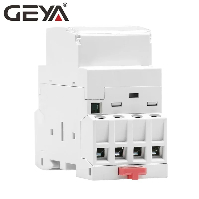 GEYA automatic modular household contactor for DIN rail, AC230V, 4P, 25A, 4NO, 2NO2NC, 3NO1NC, 50/60Hz - Image 5