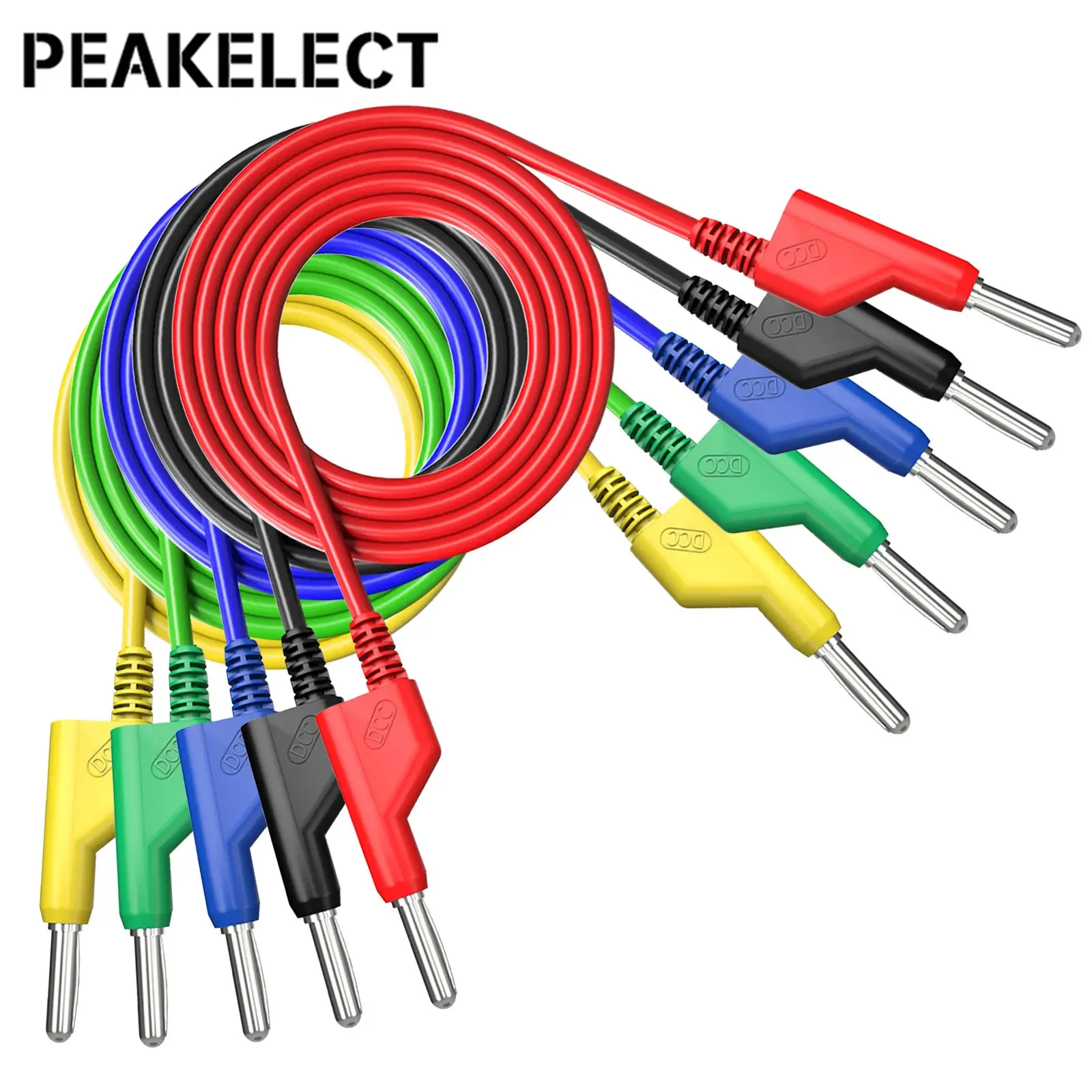 Cleqee-5x-Random-Color-Dual-Stackable-4MM-Banana-Plug-DCC-Power-Test ...