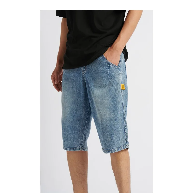 2024 Men Denim Pants Summer Shorts Jeans Stretch Fashion Men's Jeans Slim Straight Male Casual Short Jeans Hombre Trousers Gifts