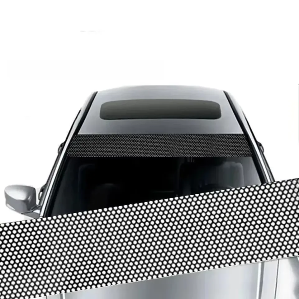 Car Sunshade Stickers Auto Front Windshield 3D Vinyl Film Rear Gear Sunshade
