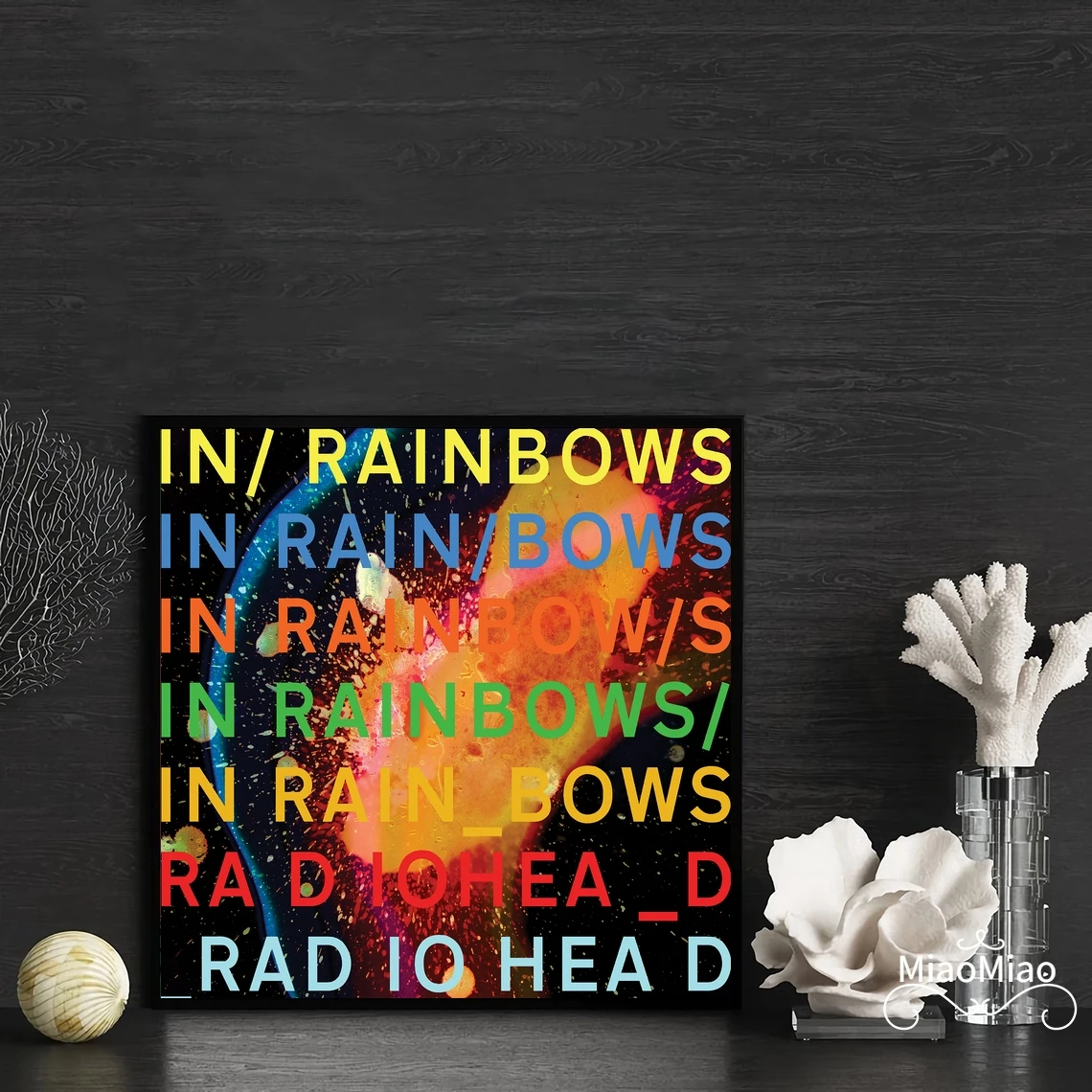 Radiohead In Rainbows Music Album Cover Poster Canvas Art Print Home Decor Pittura Murale (Senza Cornice)