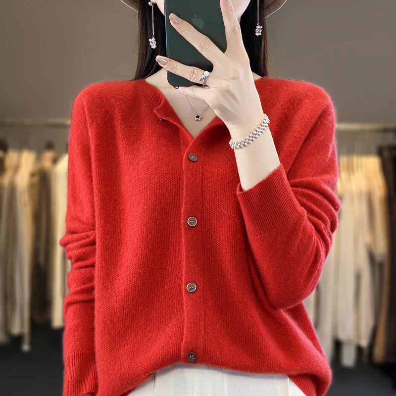 ตัวเลือกสินค้า เสื้อกันหนาว Merino 100% อบอุ่นสบาย ใส่ได้ทุกฤดู