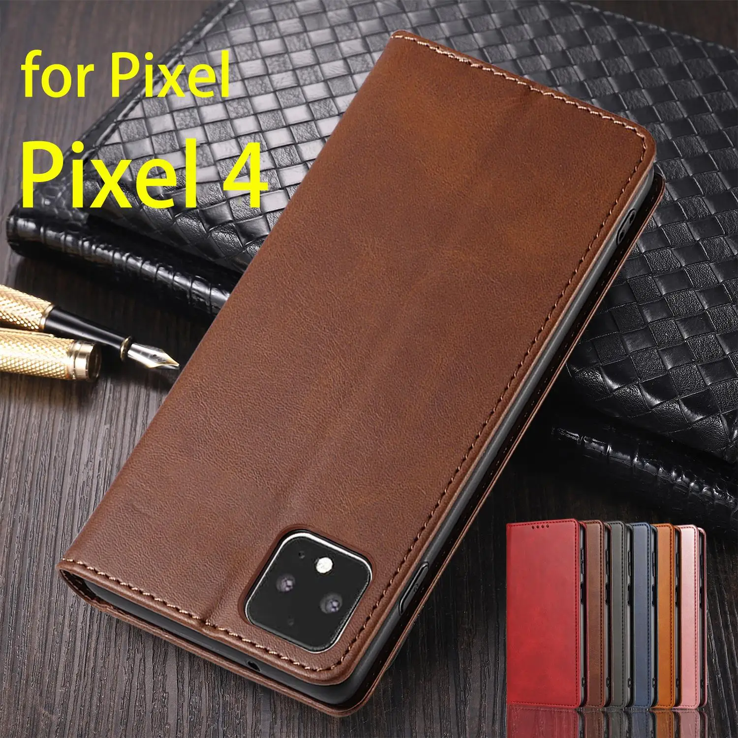 

Кожаный флип-чехол для Google Pixel 4 Pixel4 5,7"