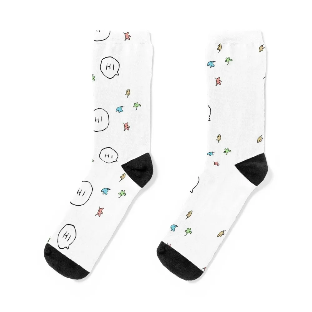 Heartstopper - Hi leaves sticker Socks luxury socks football socks funny gifts Stockings man Women's Socks Men's