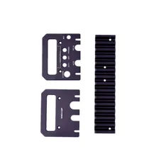  Shield Heatsink Transparent Panel Cover Kits for Elecraft KX3 Qrp Mini Mobile Radio Transceiver Protective Metal Case Accessory 