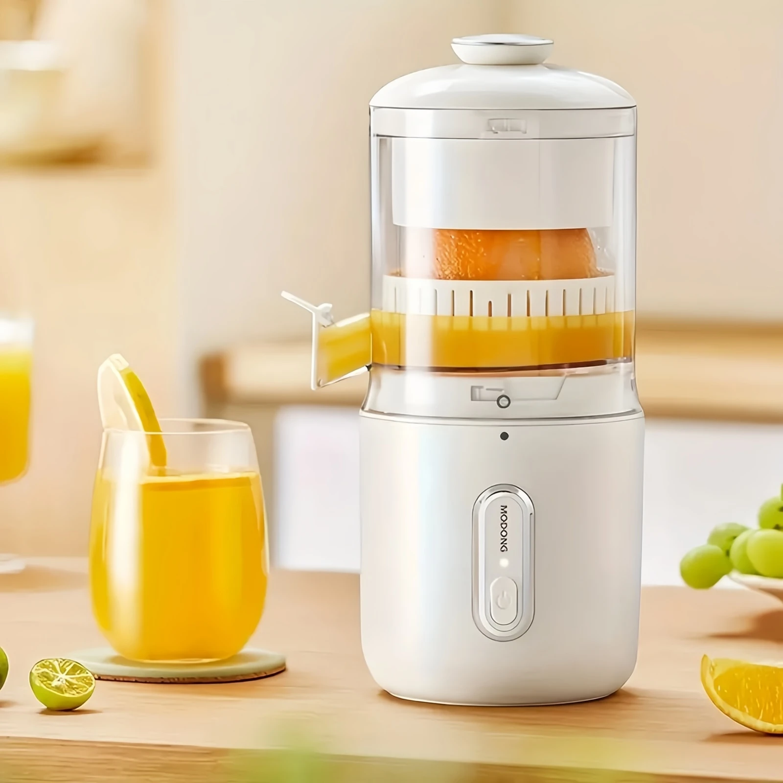 DETHINLI Household Rechargeable 150ml Juicer Maker Low Noise Type-C USB Charging Fruit Portable Citrus Juicer