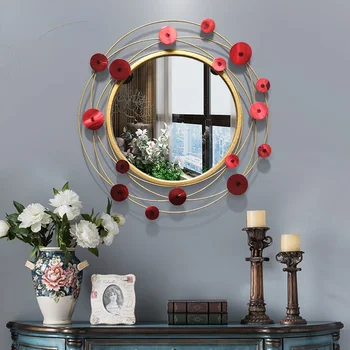 Rose/Pink Blossom Wall Hanging Decorative Mirrors 2