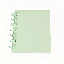 Rainbow Ring Photocard Album with 120 Slots and 3in 4 - Pocket Clear Sleeves - Refillable ID Card Binder for Portable Kpop Idol Card Collection (Green - 120 slots)