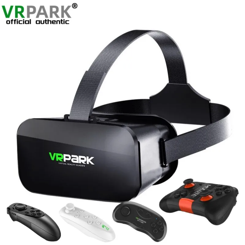 Оригинальные очки виртуальной реальности V6 4K, 3D видео HD, гарнитура Google Cardboard Box, шлем для телефонов под управлением IOS, Android, Max 6,7 дюйма, Rocker