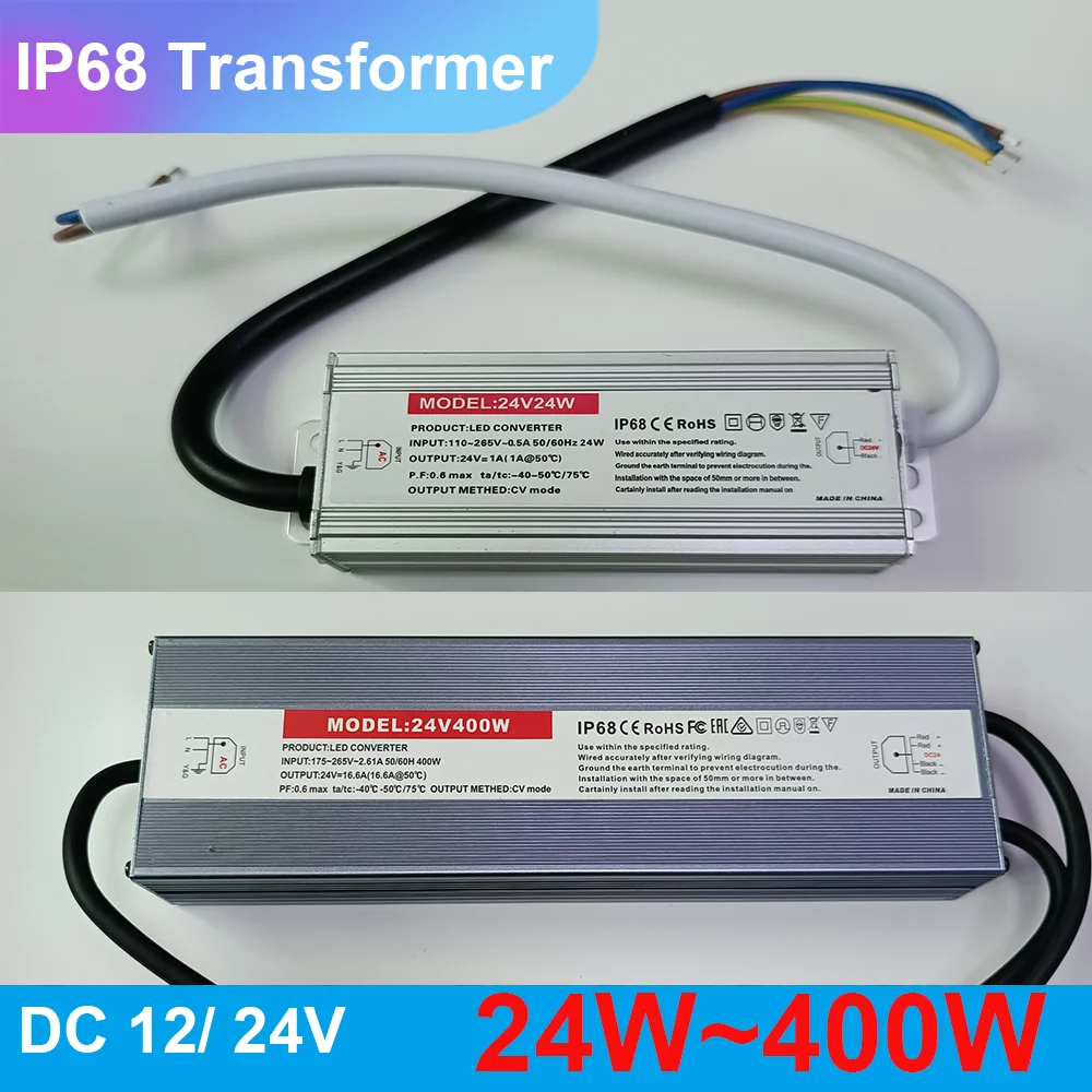 Transformateur Ip68 220v 12v Ac 100w