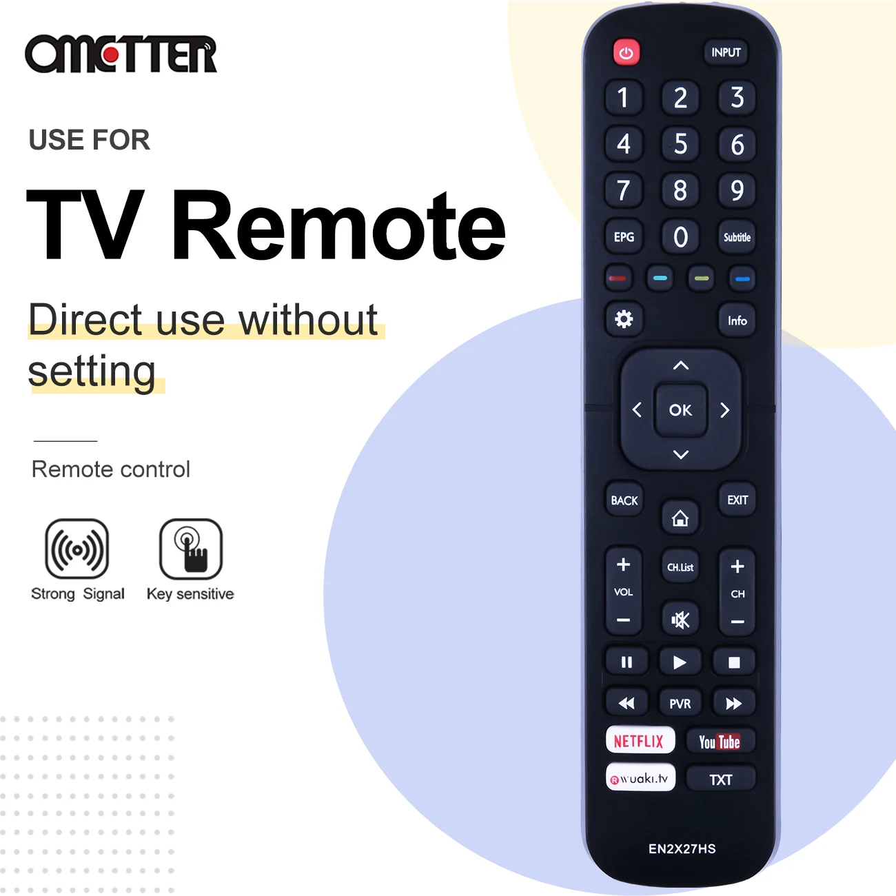 Nuovo Interruttore Wireless Per Telecomando Smart Tv Per Controller Sostitutivo Per Televisore Hisense Muslimah 65 M7000 En2X27Hs 4K