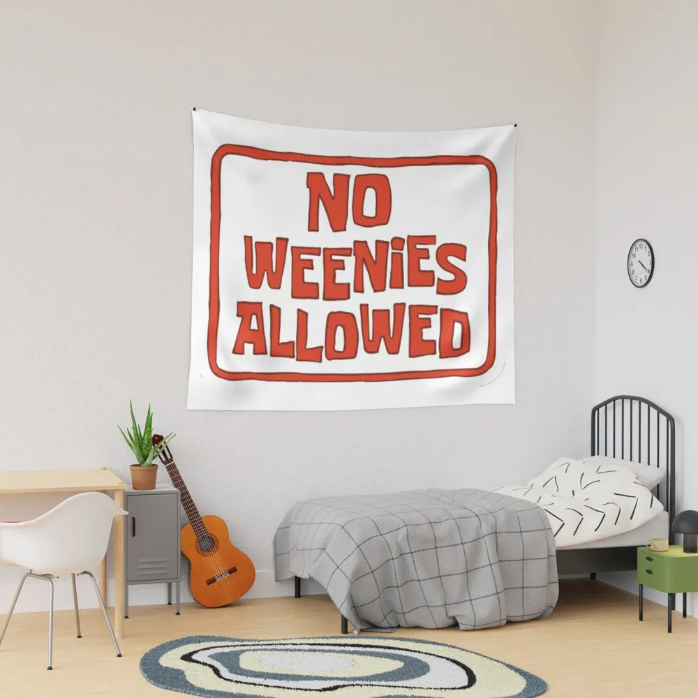 

No Weenies Allowed Tapestry Christmas Decoration