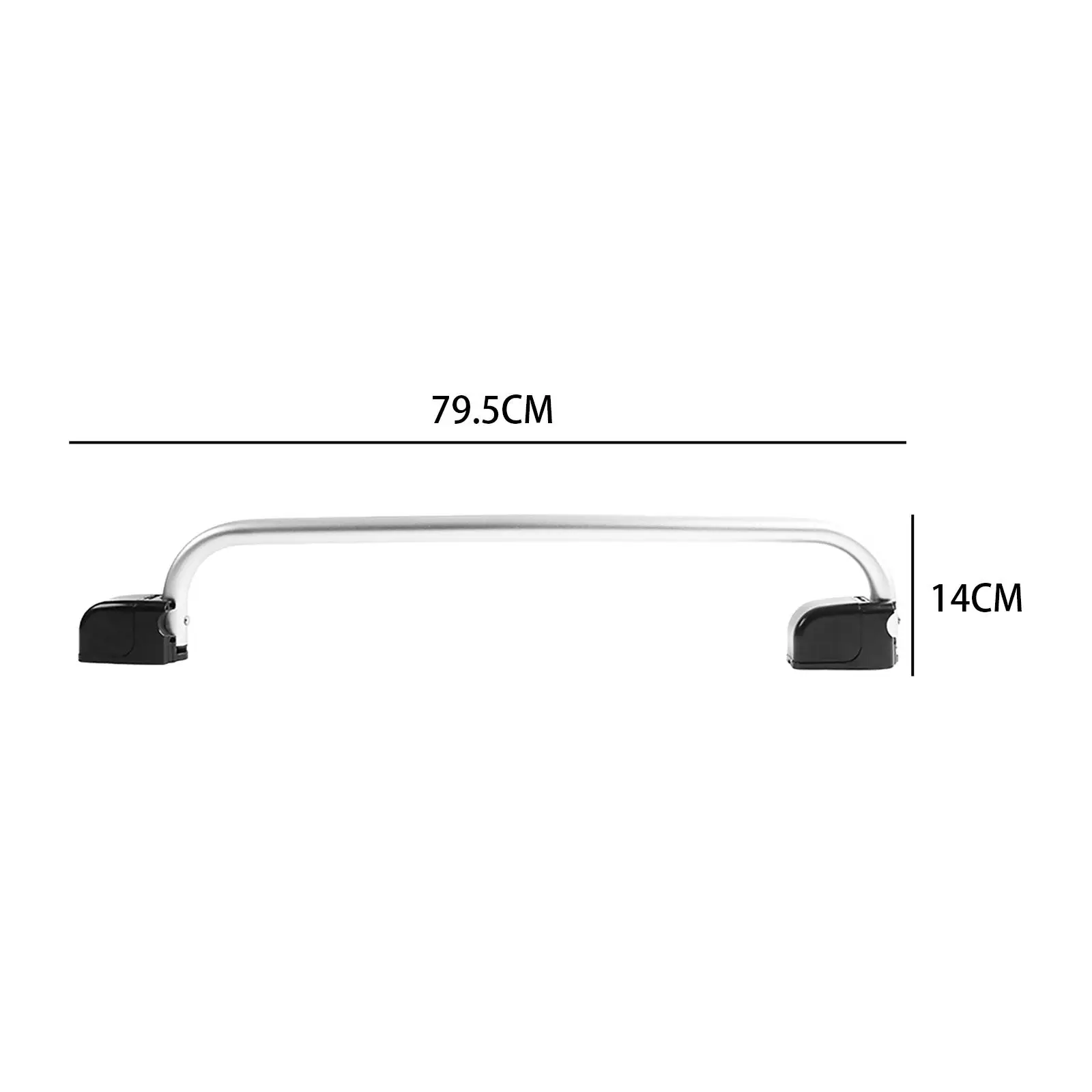 Grab Bar Foldable Clothes Rack Wall Mounted Fit for Bathroom Disabled