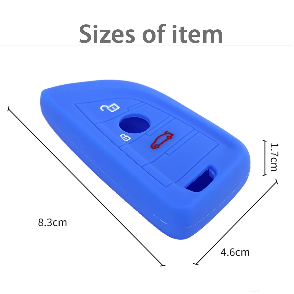 Premium Silicone Remote Key Protective Cover for BMW - Durable Car Accessory