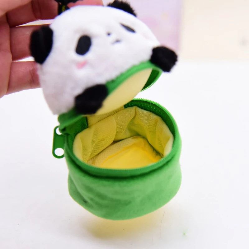 Cute Panda Capybara Coin Purse Zipper Bag Stylish Mini Wallet For Women Men Creative Kawaii Mini Storage Bag Birthday Gifts