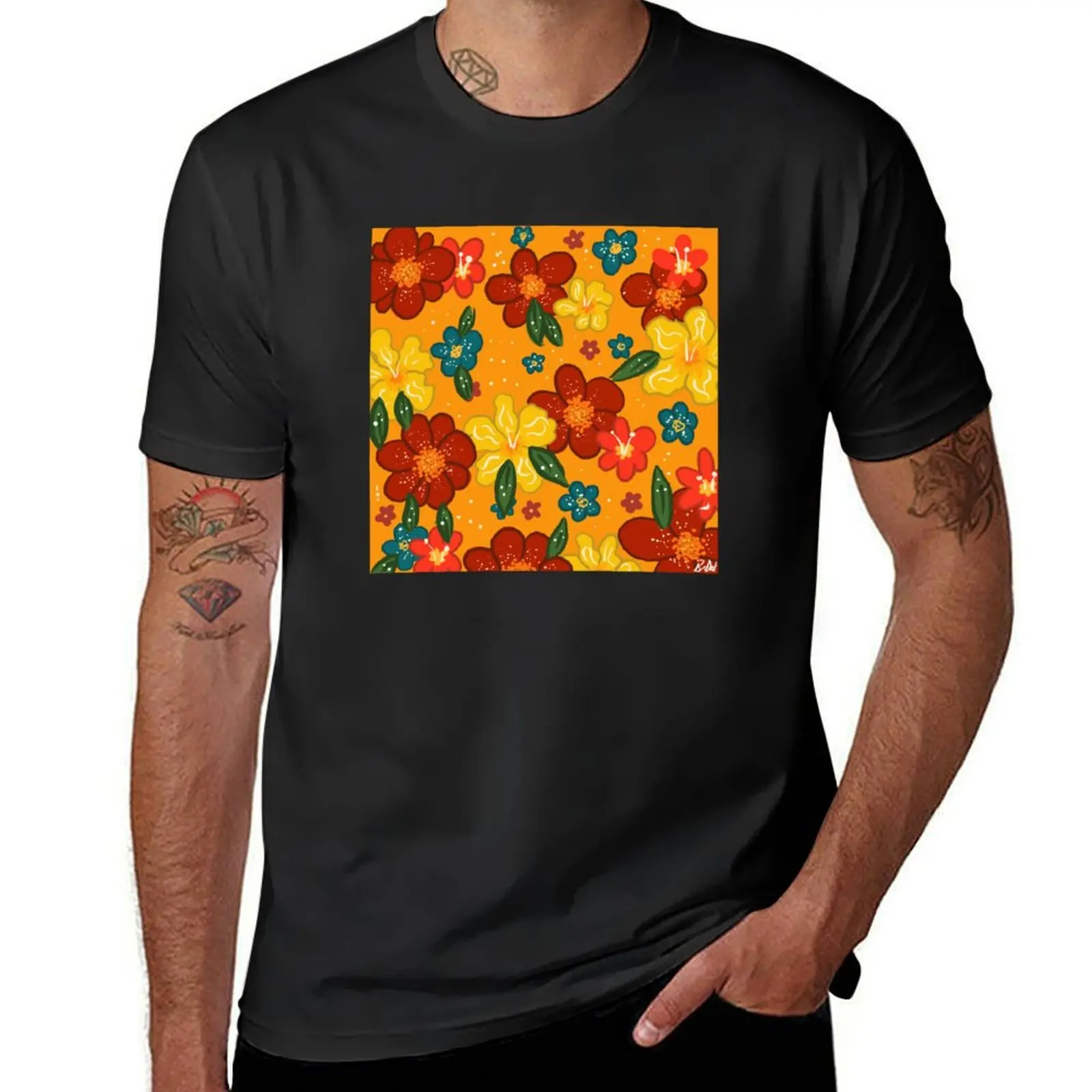 

flower fiesta T-shirt customizeds shirts graphic tees mens t shirts pack