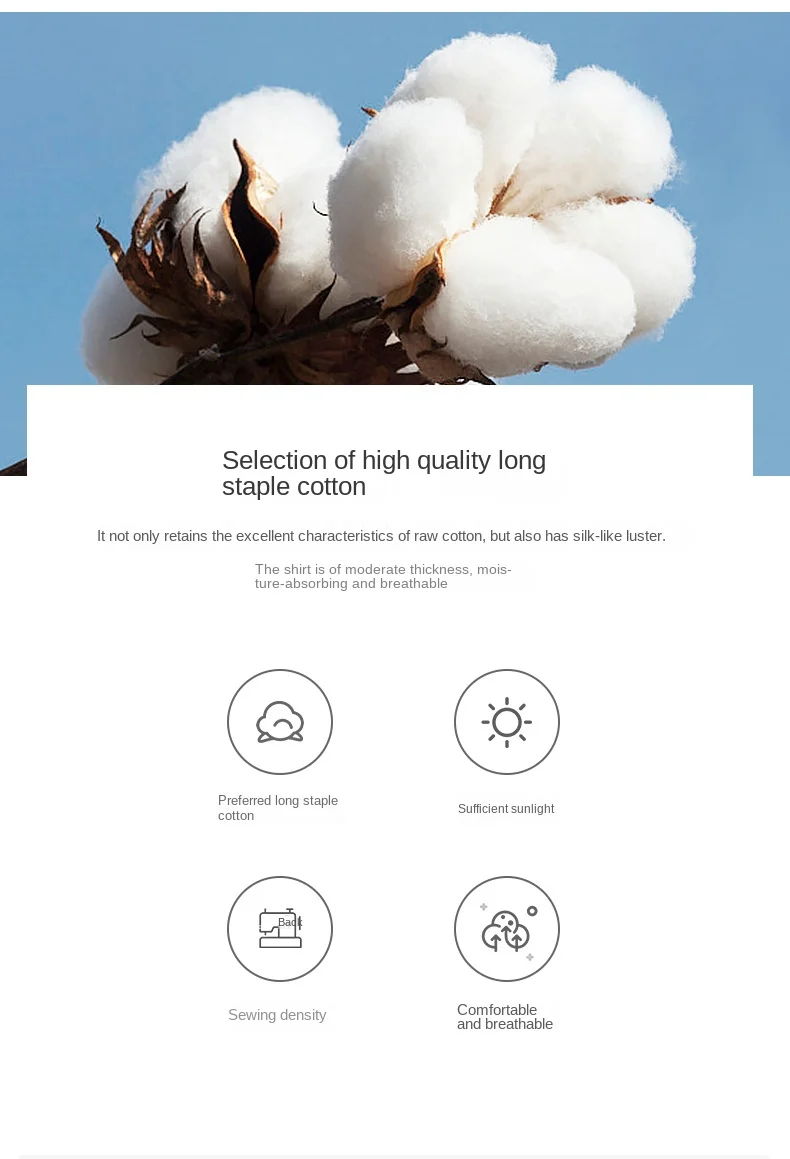 Description Picture 4 of itemShirt men's long sleeved white shirt summer wrinkle resistant breathable sweat absorbing shirt men's inch  wholesale embroidery