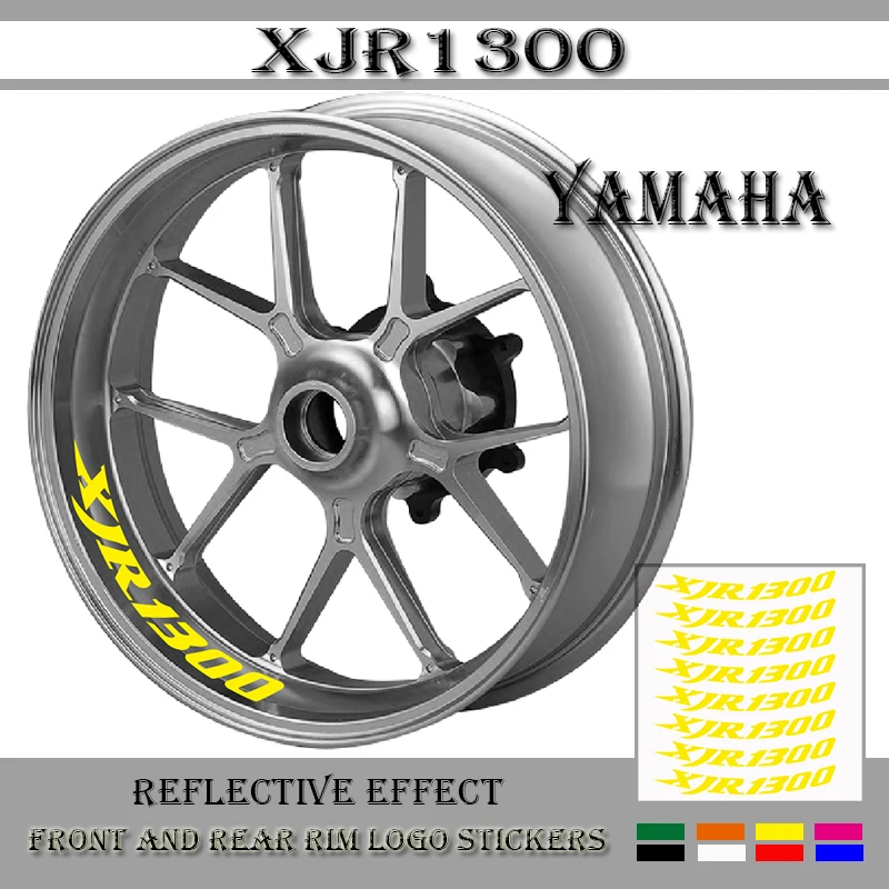 Motorcycle modified decals wheel rim reflective waterproof custom personalized decorative sticker for YAMAHA XJR1300 XJR 1300