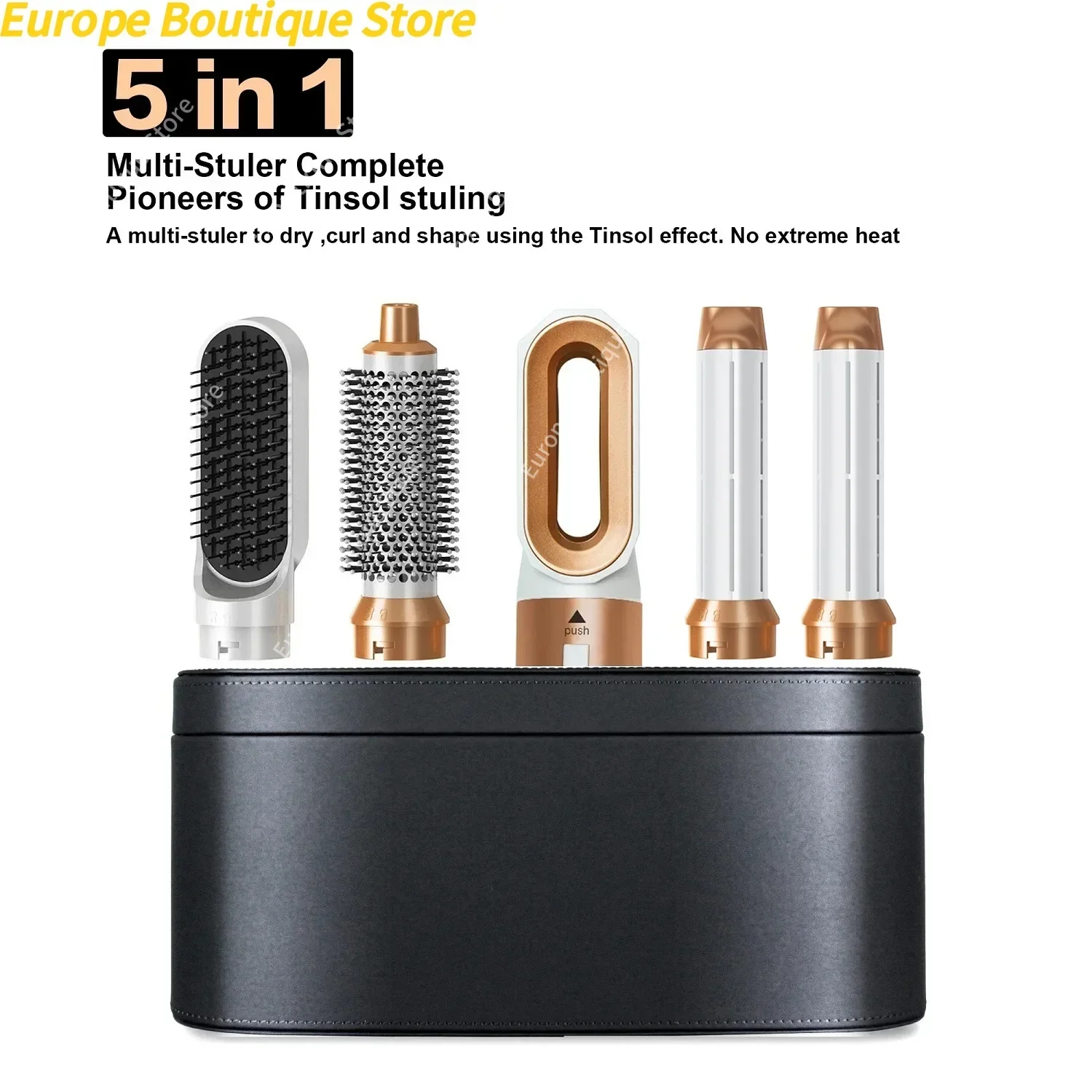 Sèche-cheveux professionnel 5 en 1, peigne à air chaud, boucleur pour Dyson Airwrap, outil de coiffage, lisseur de cheveux, outil de coiffure 1