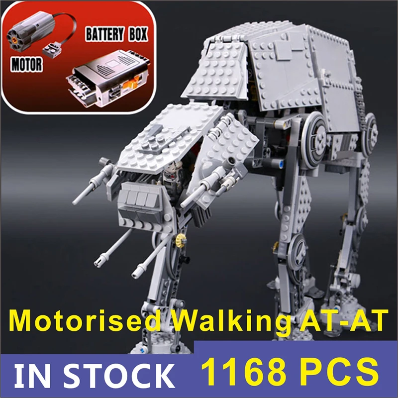 В наличии Новинка 1267 шт. Звездный истребитель At- At Walker Moc Motor строительные блоки 10178