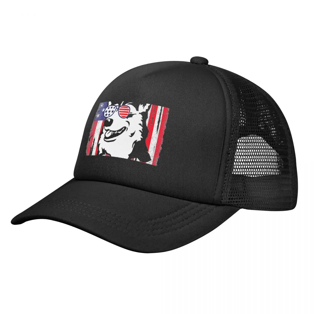 

Corgi Dog With Us Flag Glasses Happy Corgi Dad Father Daddy Baseball Cap Golf Hat Man Snapback Cap For Man Women's