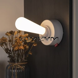 Retro Lever Light Creative Switch Light Bedroom Bedside Office USB Rechargable Atmosphere LED Lamp