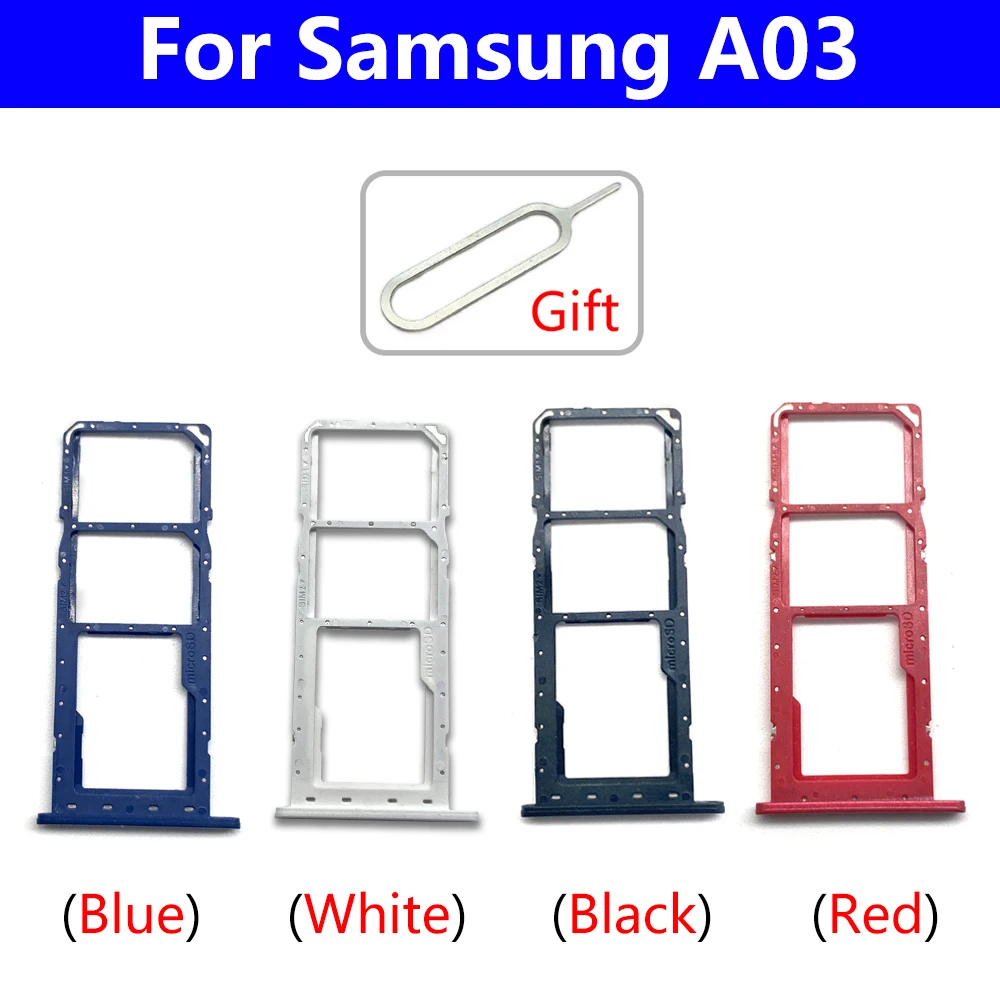SIM Card Socket Slot Tray Reader Holder Connector Micro SD Adapter Container For Samsung A02S A03S A03 Core