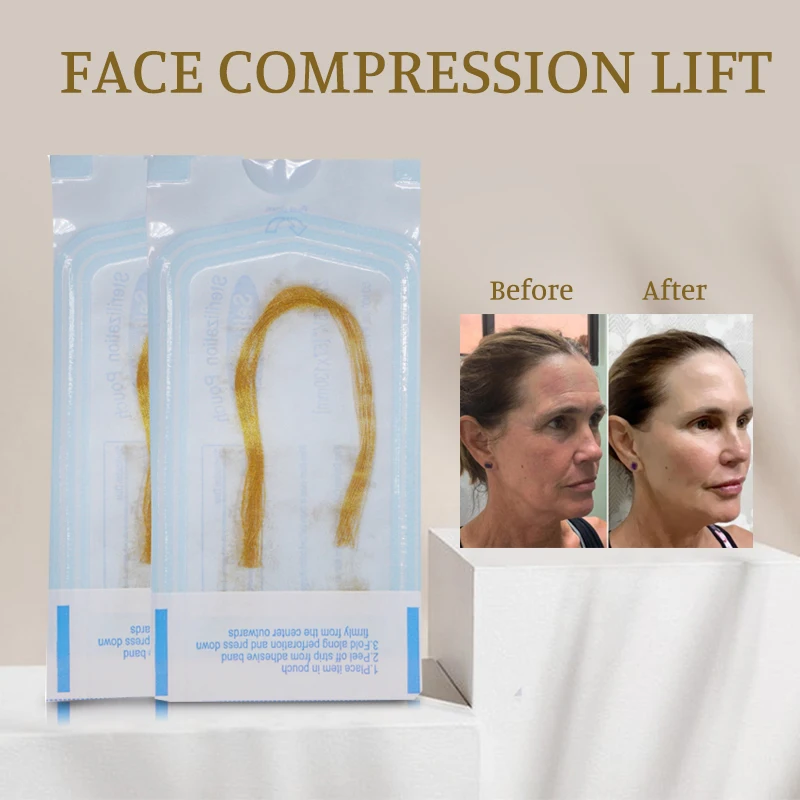 

Gold Liquid Protein Thread Carving Fade Fine Lines Lifting Firming 24K Gold Essence Skin Care Kit 1 Bag of 12 Collagen Lines