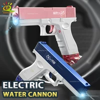 Electric Light Auto Burst Water Gun Firing Pistol Cannon Toys Summer Outdoor Shooting Game Fight Toys for Children Boy Gift 1