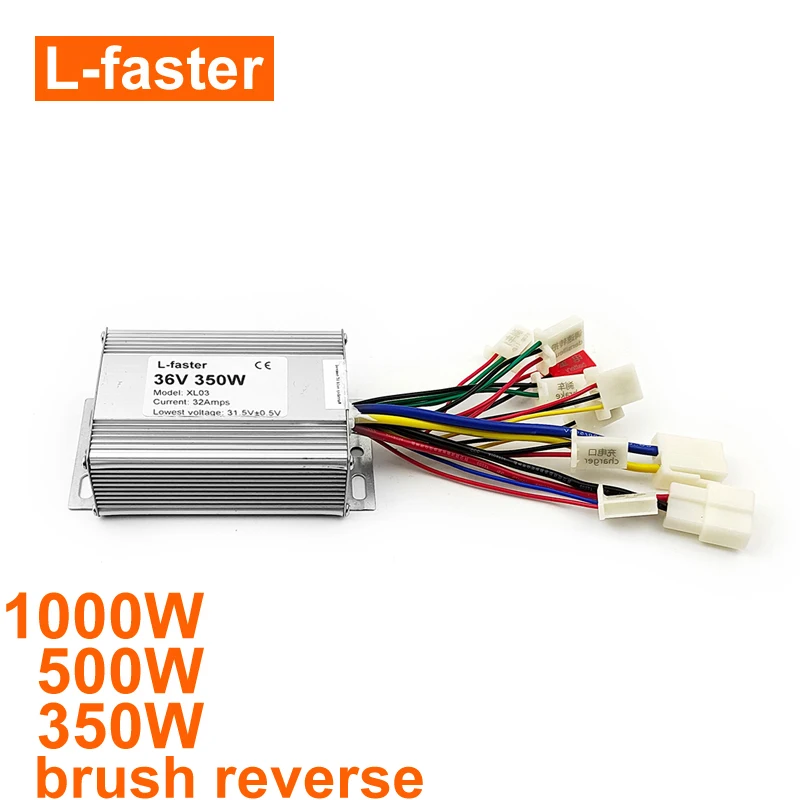 36V 1000W Brushed Motor Speed Controller For Electric Scooters – Aluminum Alloy Case, Reliable Braking & Speed Control