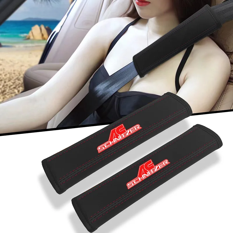 2 шт., кожаные защитные накладки на плечо с эмблемой Bmw AC Schnitzer