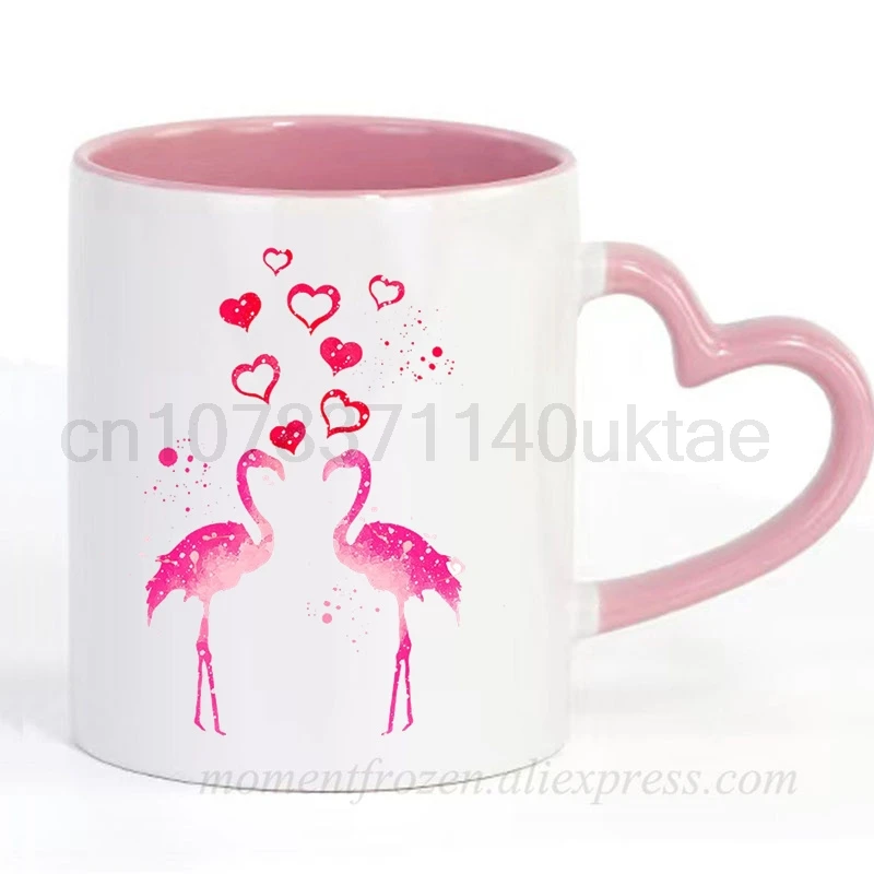 

Чашки с фламинго, кафе, кофеин, какао, кофейные кружки, чайная чашка для друзей, подарки, домашняя наклейка, молочная посуда, посуда для кофе, посуда для напитков, пива, посуда для напитков