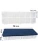 Bview Art 12 Compartments Plastic Paint Palette Paint Tray with Soft Lid for Watercolors, Gouache, Acrylic and Oil Paint 5
