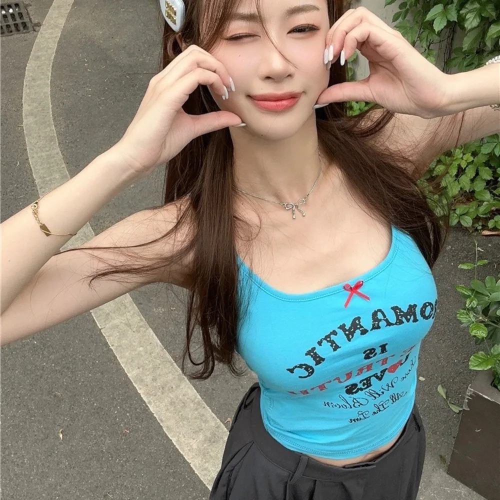 Polyester Casual Crop Top for Women Beach Vacation