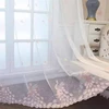 Peacock Sheer Embroidered Tulle Curtains for Living Room Bedroom with Light Filtering Sun Protection Dustproof for Balcony 2