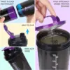 500ML Shaker Cups Portable Protein Powder Shaker Water Bottles Outdoor Sports Milkshake Kettle Gym Fitness Mixing Shake Cup 3
