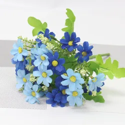 High-Quality Daisy Silk Flower Bouquet for Elegant Home and Wedding Décor (B)