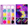 Body Face Painting Kit for Kids Adults,10 Color Face Makeup Palette with Brush,Halloween Carnival Artist Cosplay Art Party 5