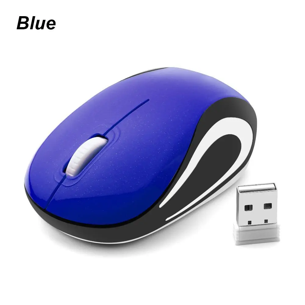 Compact Wireless USB Mouse - Portable Optical Device for Gaming and Everyday Use