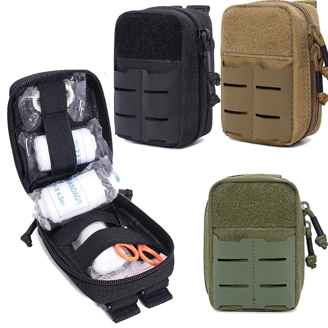 Bolsa Táctica MOLLE Para Primeros Auxilios EMT - Organizador Médico Con Múltiples Compartimentos