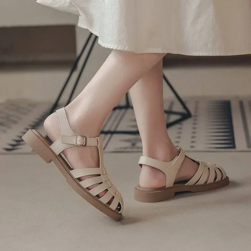 Sandals For Women No Heel Anti Slip Hot Flat Rubber Daily Woman Shoes The Best Wholesale Bulk And Low Price Summer Sale Vip On F - 3