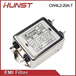 Hunst EMI Filter CW4L2-20A-T Single Phase AC 115V / 250V 20A 50/60HZ For Laser Cutting Engraving Machine And Marking Machine.