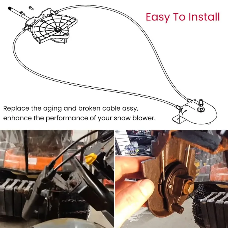 581680302 581680301 587803401 Rotator Cable Assy for Husqvarna ST224/P ST227P ST230P ST324 ST327 ST330 & Poulan PR241-PR300