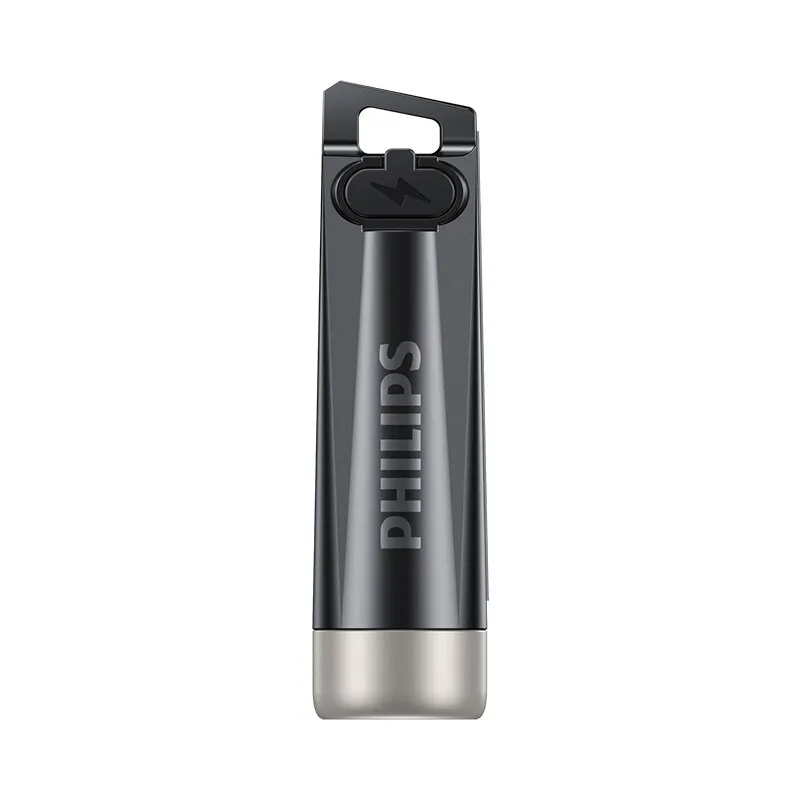 Lampe Torche LED Philips EDC – Rechargeable – 300 Lumens – Noire