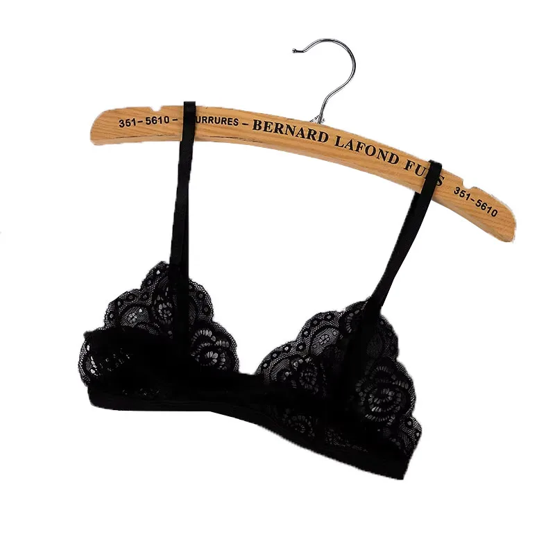 Women's Thin Bra Without Chest Pad Fashion Sexy Lace Lingerie Cutout Back Buckle Tube Top Women's Underwear Summer Clothes 1