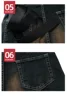 MIJKO Dark Blue Flared Jeans Men Women Straight Casual Baggy Denim Ribbons Washed Trousers Loose Cargo Pants 5