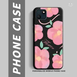 Cartoon Cute Flower Shockproof Silicone Soft Phone Case with Back Cover Shell for Wiko Y82 (HS-C0085)