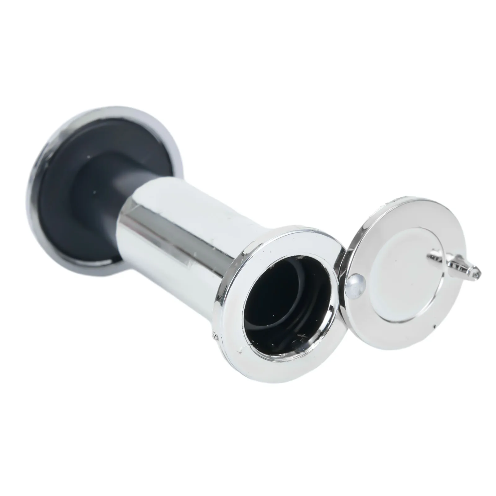 Tool Door Viewer Tono Argento Grandangolare Con Tubo Filettato 1 Pz 220 Gradi Porta Regolabile Spioncino Occhio Sight Hole