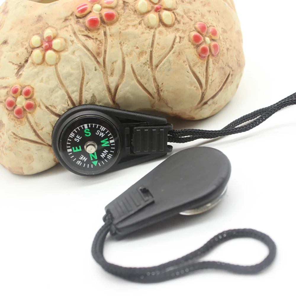 Mini Compass ABS Camping Hiking Pocket Compass Pendant Portable Navigation Climing Riding Children Gift Outdoor Survival Gear mini compass