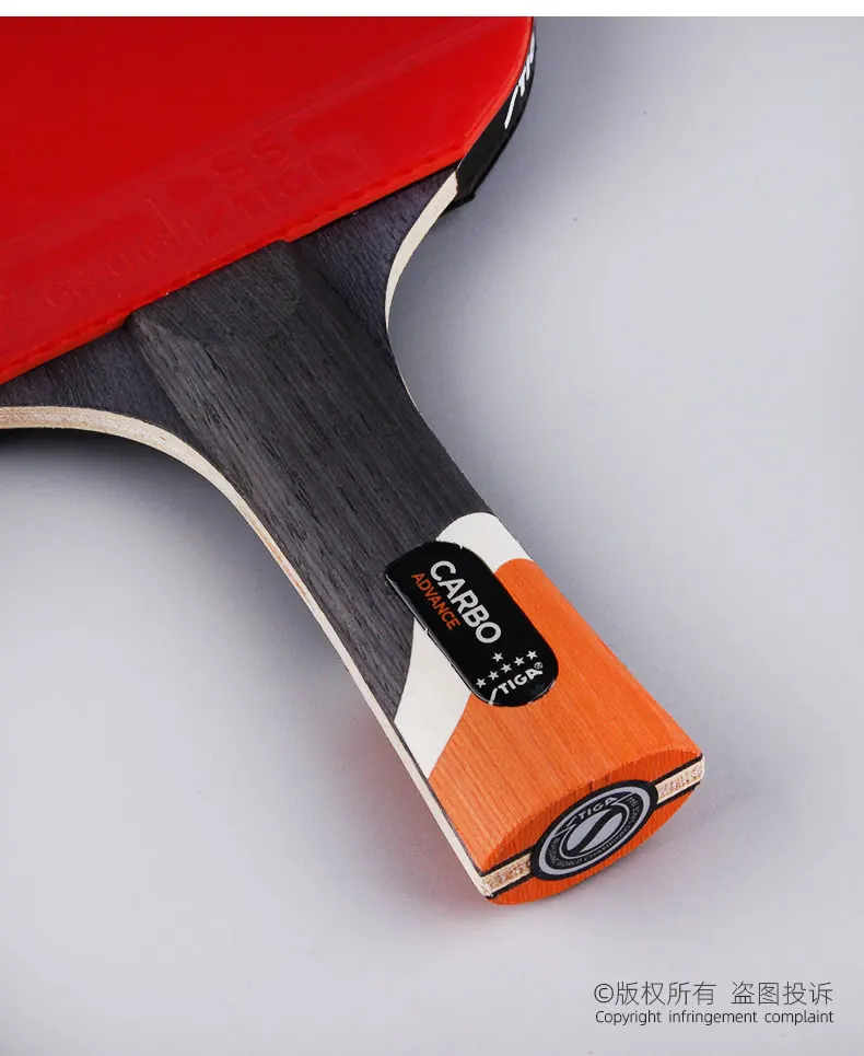 Description Picture 5 of itemSTIGA 6 Star Table Tennis Racket Pro Ping-pong Paddle Pimples In For Offensive Rackets Sport Stiga Racket WRB Blade